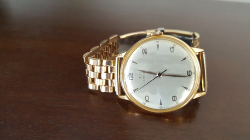 Relogio Omega Seamaster Folheado A Ouro 18k