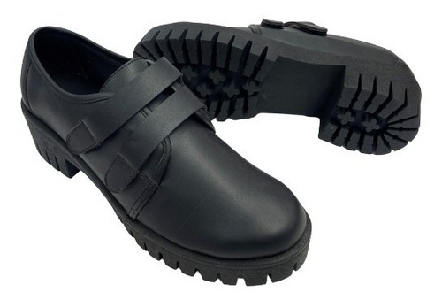 Imagen 6 de 10 de Zapato Casual Dama Felipe Rentería Moda Escolar Velcro Doble