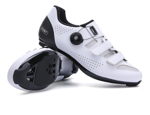 Zapatillas De Ciclismo Calas Planas Goma Bicicleta De Carret