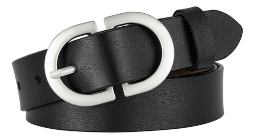 Cinturón Sencillo De Hebilla Versátil Y Casual Para Mujer
