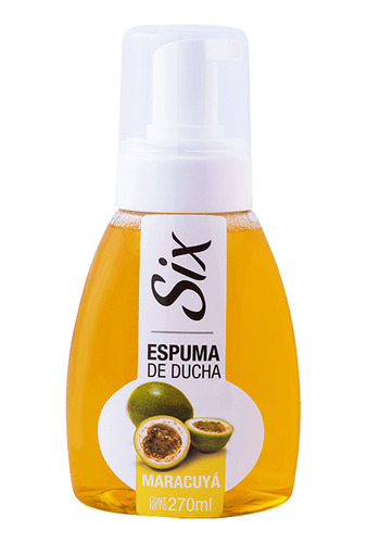 Espuma De Ducha Six Maracuya. Contenido Neto 270ml