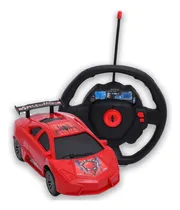 Comprar Spiderman Auto Radio Control Con Volante 2 Funciones Ditoys Color Rojo