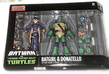 Dc Coleccionables Batman Vs Tmnt - Batgirl & Donatello