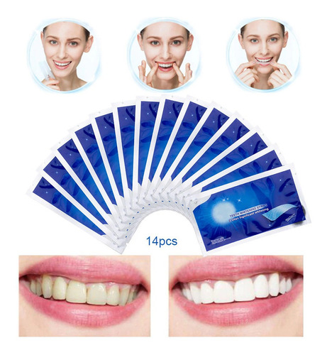 Imagen 5 de 6 de 14 Sobres Tiras Blanqueador Dental 3d Whitestrips