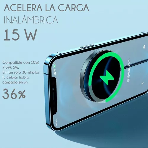 Cargador Inalambrico Ultra Delgado Carga Rapida Samsung Iphone 15 W NUEVO 