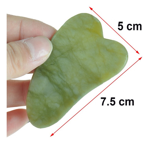 10 Gua Sha Piedra Jade Masaje Facial Rejuvenece Piel