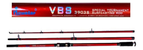 Caña Newstar Vbs 3.90mts 3 Tramos Grafito