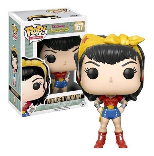 Funko Pop Dc Bombshells Mujer Maravilla 167