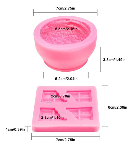 Molde Para Fazer Velas, 2 Moldes Em Forma Bola De Sorvete 3d