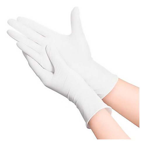 Guantes De Latex Descartables Caja 100 Unid