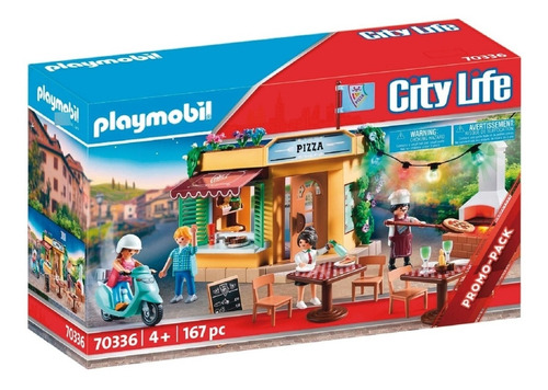 Playmobil 70336 City Life La Pizzeria Original Mundo Manias