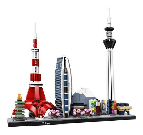 Imagen 1 de 2 de Bloques para armar Lego Architecture Skyline Collection Tokyo 547 piezas  en  caja