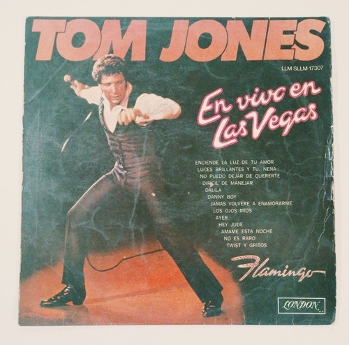 Tom Jones En Vivo En Las Vegas Vinilo Lp