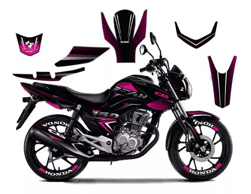 Adesivo personalizado honda fan cg 160 família do grau 2015-2020 premium  plus - OLIGRAPHICS - Adesivo para Moto - Magazine Luiza