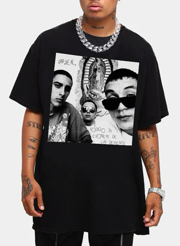 Playera Camiseta Kodigo 36 Cronicas De Un Demente Hip Hop En