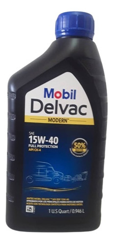 Aceite Mobil Delvac Morden Sae 15w40 Api Ck-4