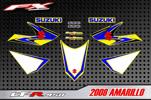 Calcos Simil Original Suzuki Ltr 450 2008 Fxcalcos