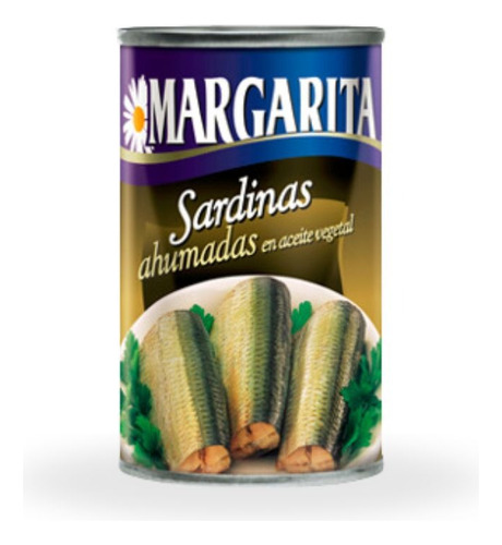 Sardinas Ahumadas Margarita 170gr Pack 4und