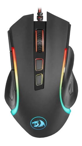 Mouse Redragon Griffin M607 Rgb 7 Botones - Black