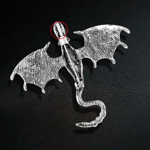 2 Men's Rhinestone Animal Brooch - Elegant Fashion 2 Pcs
