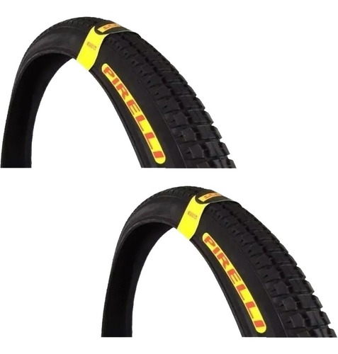Imagem 2 de 7 de Par Pneu Primor Pirelli 26x1.1/2x2 + Câmara 26 Pirelli Balão