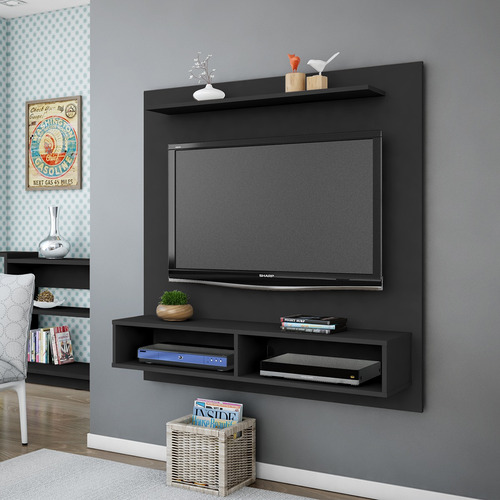 Painel Gama Para Tv De 47 Polegadas Preto Fosco