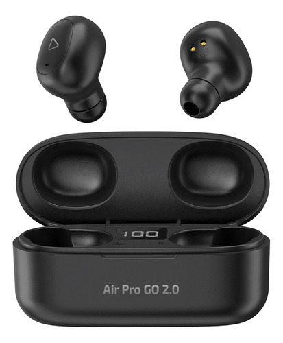 Fone De Ouvido Sem Fio Air Pro Go 2.0 I2go Até 20h Bateria Cor Preto