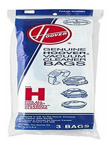 Bolsa Tipo H Hoover 4010009h (3 Unidades)