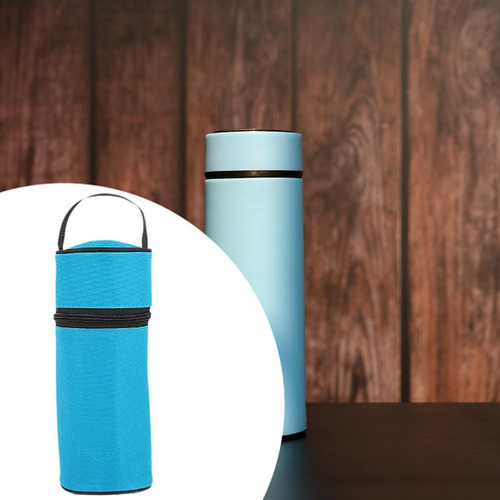 Bolsa De Transporte Aislada Para Botella De Agua, Azul Claro