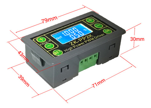 Relación De Trabajo Del Controlador Pwm, Voltaje Pwm Ajustab