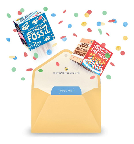 Popbox Tarjeta Explotadora Clásica De Cumpleaños   Li...