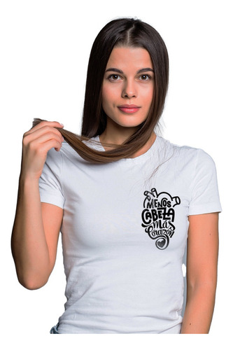 Camiseta Menos Cabeza Mujer | Personalizado