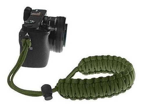 Forapid Trenzado 550 Paracord Camara Ajustable Muñequera / P