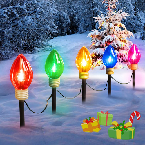 Brightown Luz Navidad Jumbo C9 Para Decoracion Al Aire Libre