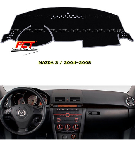 Cubre Tablero Mazda 3 2004 2005 2006 2007 2008 Fabrica Fct