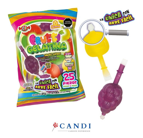 Frutti Gelatina Bolsa 25 Pzs Las Delicias