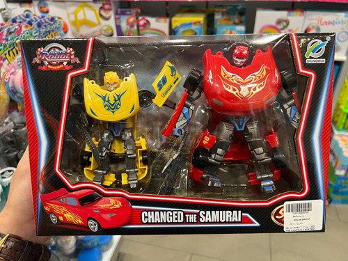 2 Transformers Convertible De Carro A Robot 