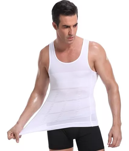Faja De Hombre Camiseta Reductora Modeladora De Postura Gym