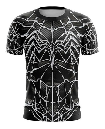 Playera Sublimada Talla Extra Spiderman Venom