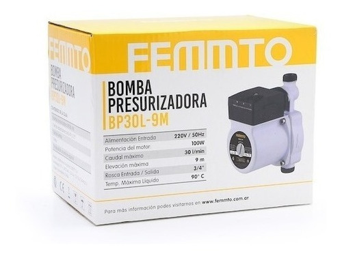 Bomba Presurizadora Elevadora Agua Presion 9 Metros Altura