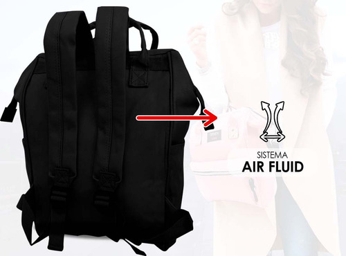 Imagen 7 de 10 de Mochila Cartera Tachas Lady Urbana Eco Cuero Mujer Colores