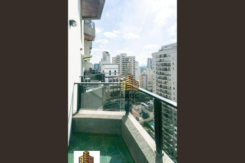 Imagem 15 de 27 de Flat Com 1 Dormitório À Venda, 51 M² Por R$ 597.000,00 - Moema - São Paulo/sp - Fl0048