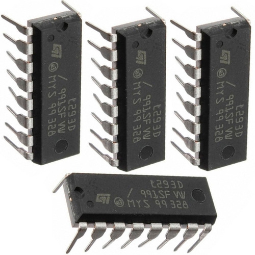 4 Pzas. Puente H Driver L293d Integrado L293 Control Motores