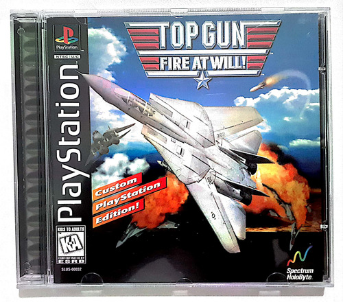 Top Gun Fire At Will Original Playstation1 Ps1. (Usado)