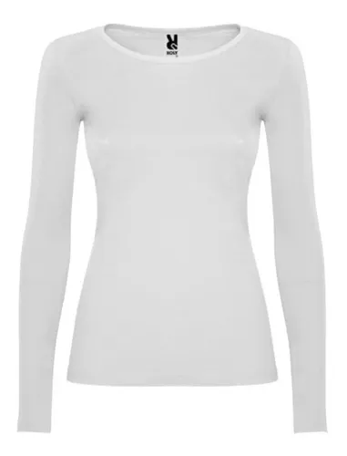 Polera blanca larga sale