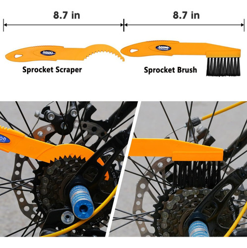 Kit De Limpieza De Cadenas Motocicleta Bicicletas Profesionl