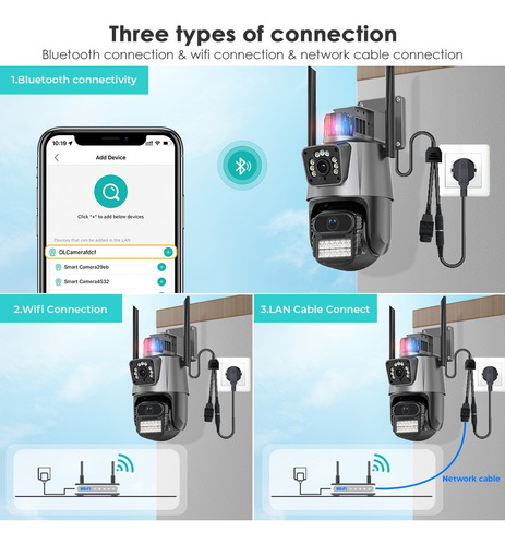 Cámara De Seguridad Anberx P10q Wireless Con Resolución 8mp