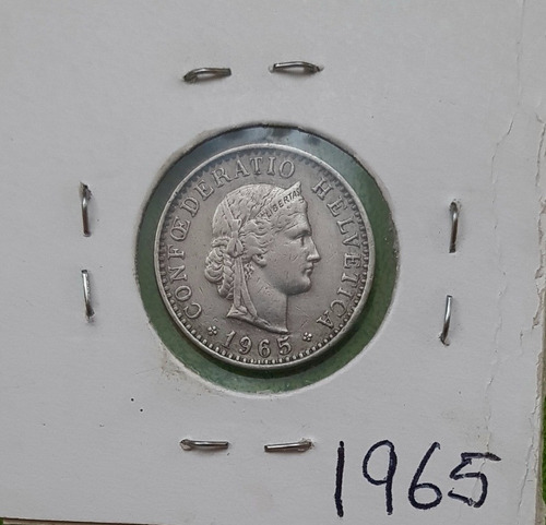 Moneda De 20 Centimos Para Coleccion. 1965. Tiene 57 Años