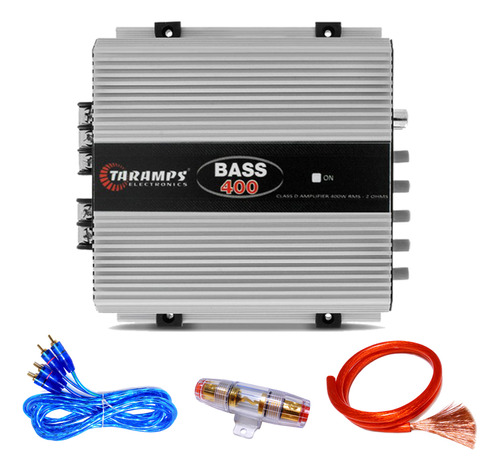 Potencia Bass 400w Taramps Graves Para Subwoofer Con Cables