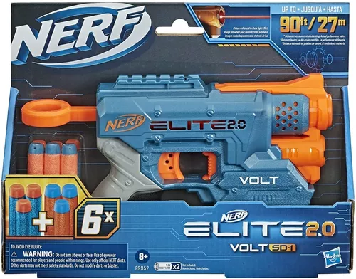 Arma Nerf Pistola + Scope + Pulseira +30 Dardos Brinquedo